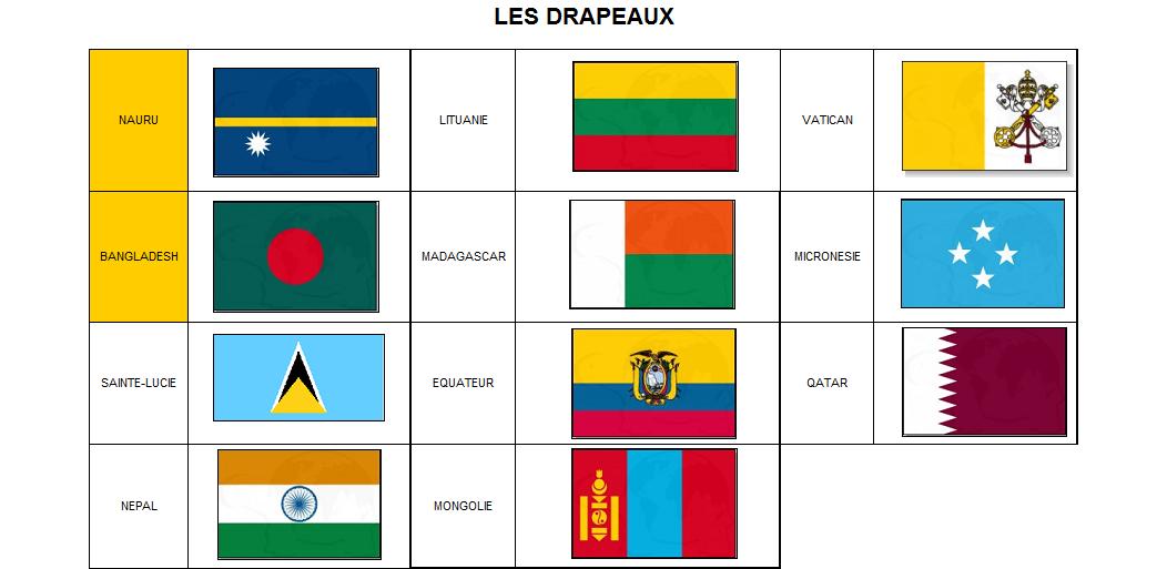 drapeaux